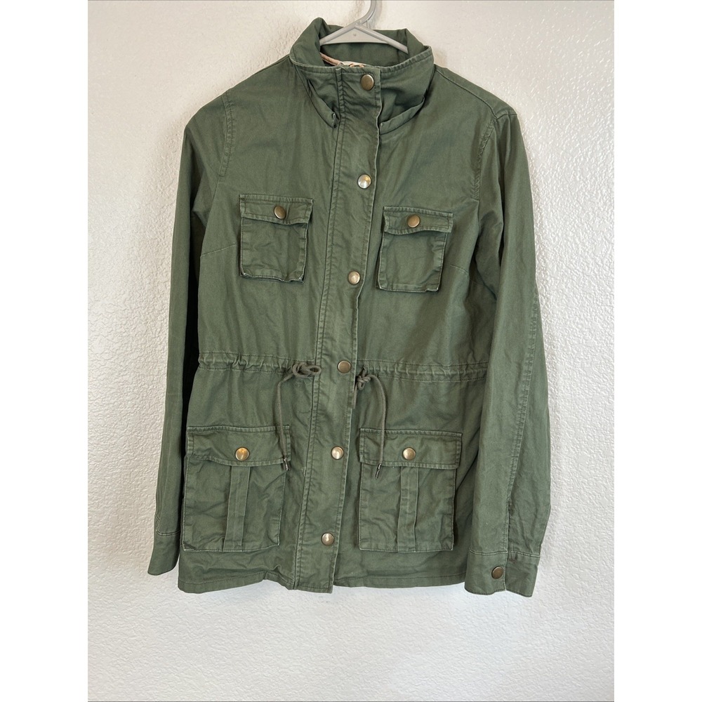 41 Hawthorn Womens Jacket Size Medium Olive Chaplin Lined No Hood Anorak Jacket